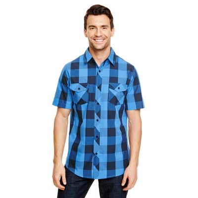 Burnside Men's Buffalo Plaid Woven Shirt