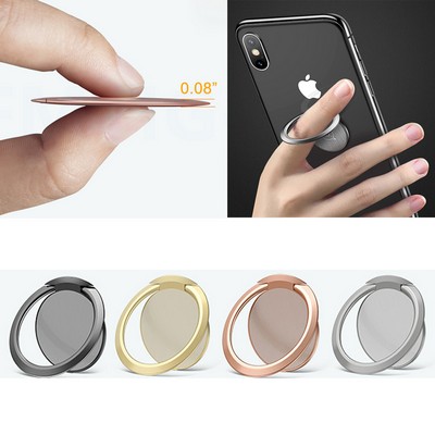 Disc Mobile Phone Ring Grip Holder And Stand - Super Slim - Engraved