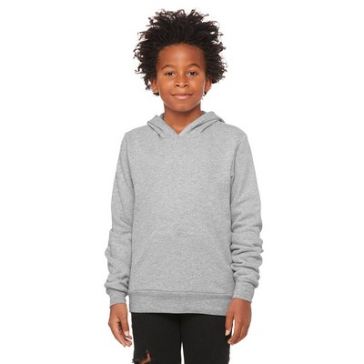 BELLA+CANVAS Youth Sponge Fleece Pullover Hooded Sweatshirt