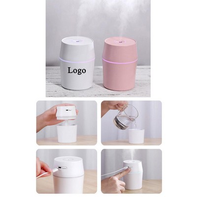 USB Mist Humidifier w/LED Light