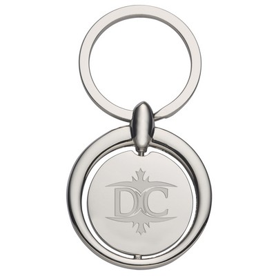 Circular Metal Key Tag