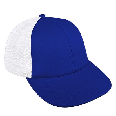 USA Made Pro Style Contrast Mesh Back Brushed Front Cap w/Snapback