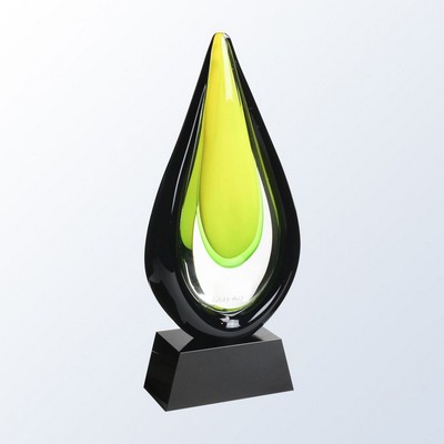 Large Goldfinch Award w/Black Base Award