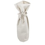 Canvas Drawstring Wine Bag