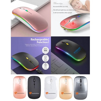 Kidder iBank® LED Wireless Mouse with Built-in rechargeable battery