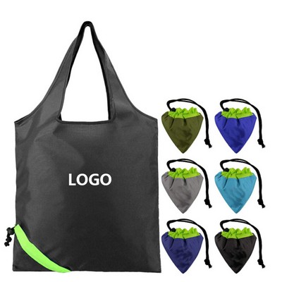 190T Folding Grocery Tote Bag