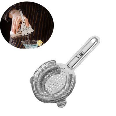 Stainless Steel Hawthorne Cocktail Strainer