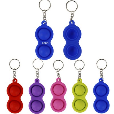 Simple Dimple Fidget Toy Keychain