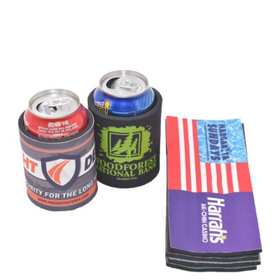 Full Color Neoprene Slap Wrap Can Holder