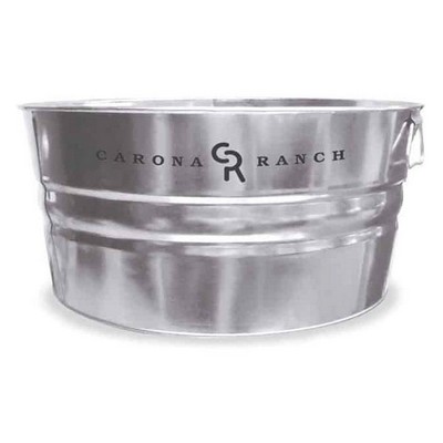 67 Quart Galvanized Metal Tub