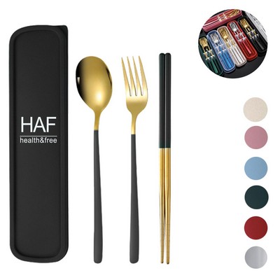 Portable Stainless Steel Flatware Set