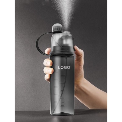 20Oz Summer Spray Drinking Water Bottle