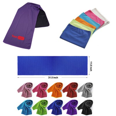 31.5"x11.8" Microfiber Ice Cooling Towel