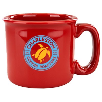 15 Oz. Yosemite Western Campfiree Mug - Red