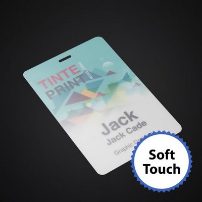 3 3/4 x 5 1/2 Std Event Badge-Soft Touch