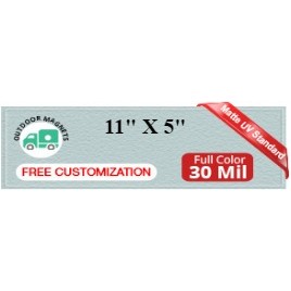 Magnet - 11x5 Square Corners - 30 Mil - Outdoor Safe