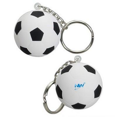 Soccer Ball Stress Reliever Key Chain