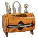 4-Piece Barrel Wine Tool Set