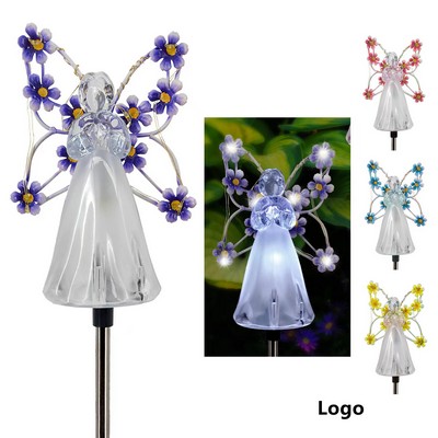 7 LED Solar Garden Stake Light Solar Powered Decorative Light for Garden Yard Patio