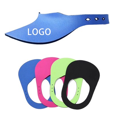 Neoprene Sport Visor Cap