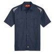 Dickie's® Men's Performance Short Sleeve Team Shirt - Dark Navy/Smoke Gray