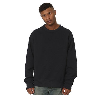 BAYSIDE Men's USA Made Super Heavy Oversized Crewneck Sweatshirt