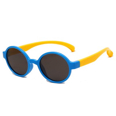 Kids Silicone Round Sunglasses