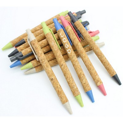 Eco Friendly Cork Ballpoint Pen