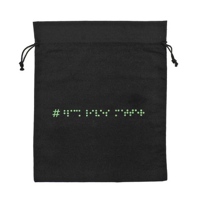 10"x 12" Duplex 100% Cotton Drawstring Bag