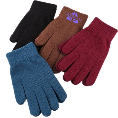 Thickened Cycling Knitted Gloves