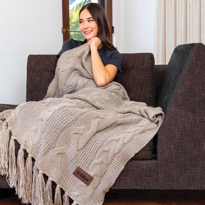 Lucerne Chunky Knit Throw