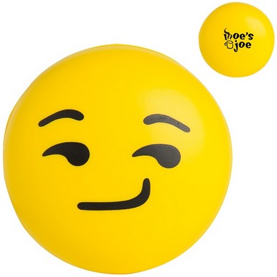 Smirk Emoji Design Stress Reliever