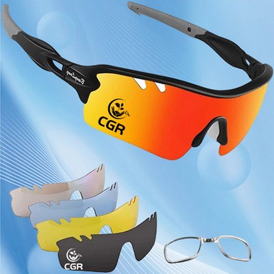 Versatile Polarized Sports Sunglasses Set