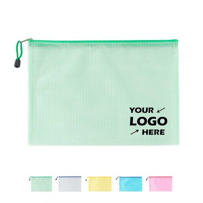 Mesh Zipper File Bag