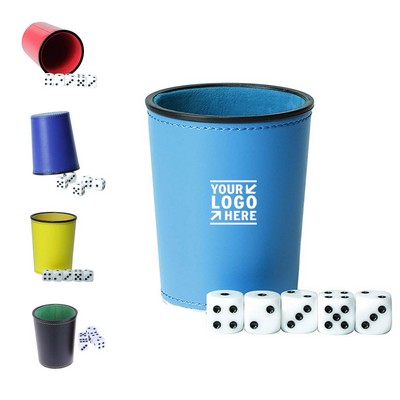 PU Dice Cup Set