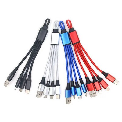 Versatile 3-in-1 Universal USB Charging Cable