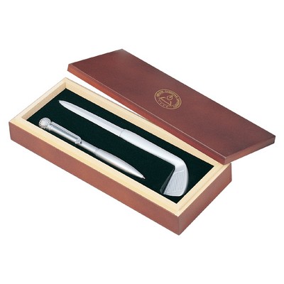 Golf Ball Design Pen and Letter Opener Gift Set