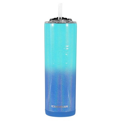 Ice Shaker Skinny Tumbler - Ocean Breeze - 20oz