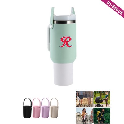 Silicone Water Bottle Holder Sleeve for 40 OZ Tumbler