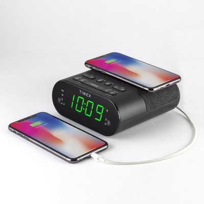 Timex Wireless Charging Alarm Clock Radio