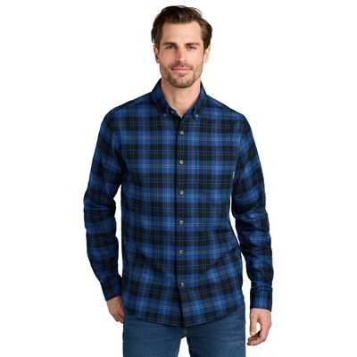 Eddie Bauer® Long Sleeve Favorite Flannel Plaid Shirt