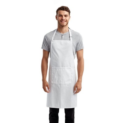 Artisan Collection By Reprime Unisex 'Colours' Recycled Bib Apron With Pocket