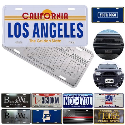 Stamped License Plates