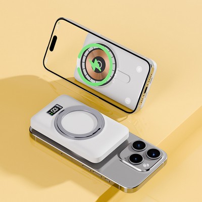 Rotating Stand Magnetic Power Bank