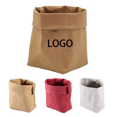 Washable Kraft Paper Grocery Bags