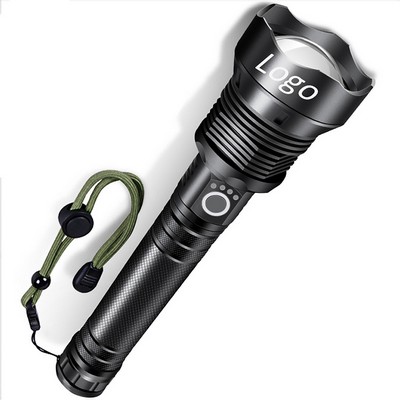 Rechargeable Handheld Powerful Flashlight with 5 Light Modes