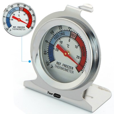 Stainless Steel Fridge Thermometer