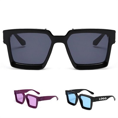 Large Square Frame Sunglasses for Men and Women