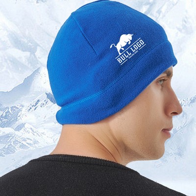 Polar Fleece Autumn-Winter Warm Dome Hat