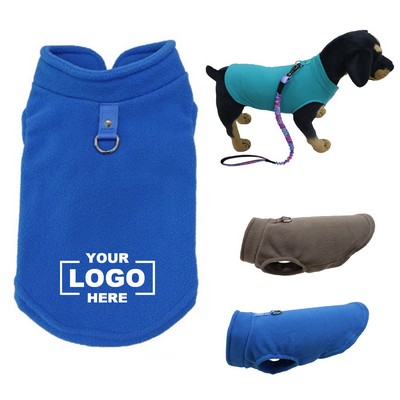 Custom Polar Fleece Dog Coat